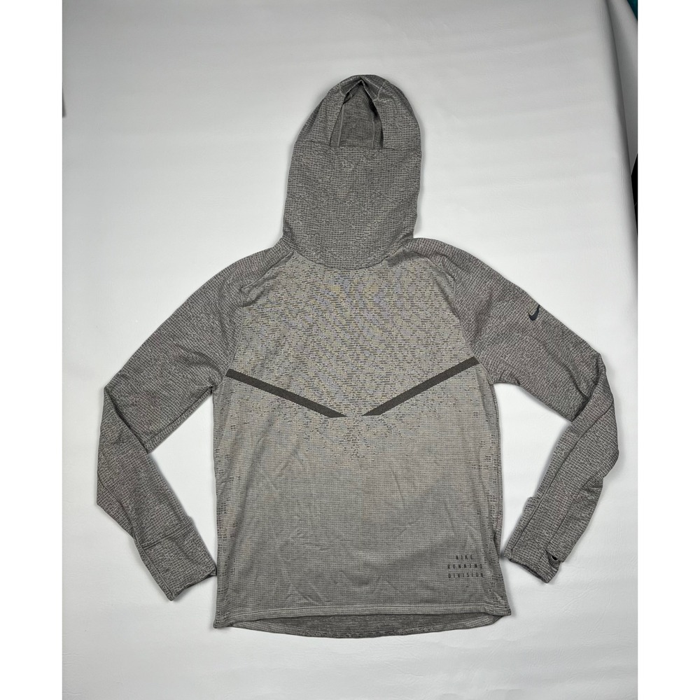 Nike Therma-FIT ADV Run Division Pinnacle Hoodie Mens Large Gray Running